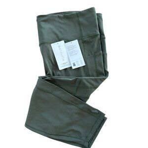 Athleta Women's Ultimate Stash II Tights Size 3X Workout Leggings Green Pants